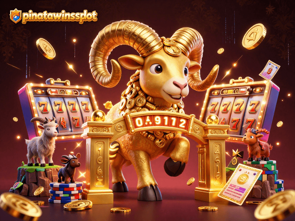 Play to win at pinatawinsslot with exciting slot reels and golden characters!
