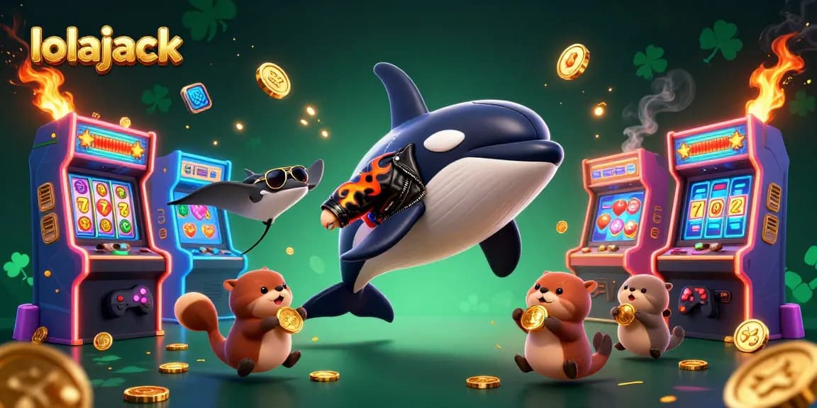 Engaging lolajack slot scene with vibrant characters and gaming elements, perfect for gamblers.