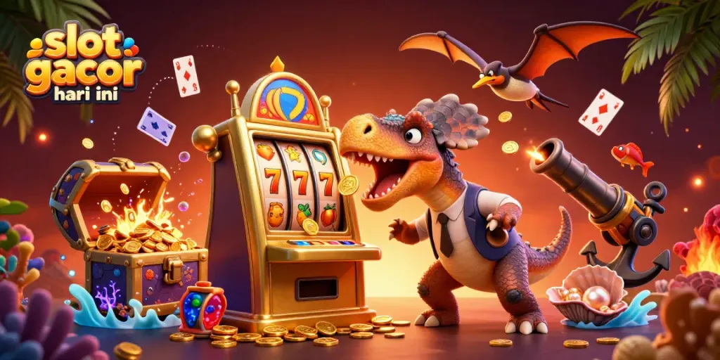 Experience the thrills of slot gacor hari ini as a pachycephalosaurus hits a jackpot!