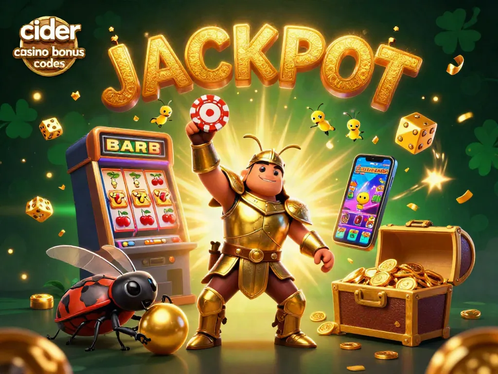Win big with cider casino bonus codes in an exciting 3D casino themed scene
