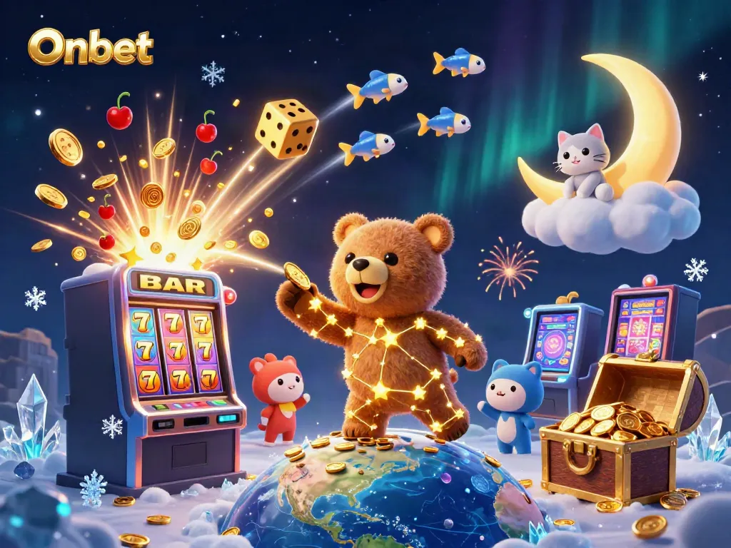 Engage with Onbet's thrilling slots experience, featuring vibrant casino games and elaborate rewards.