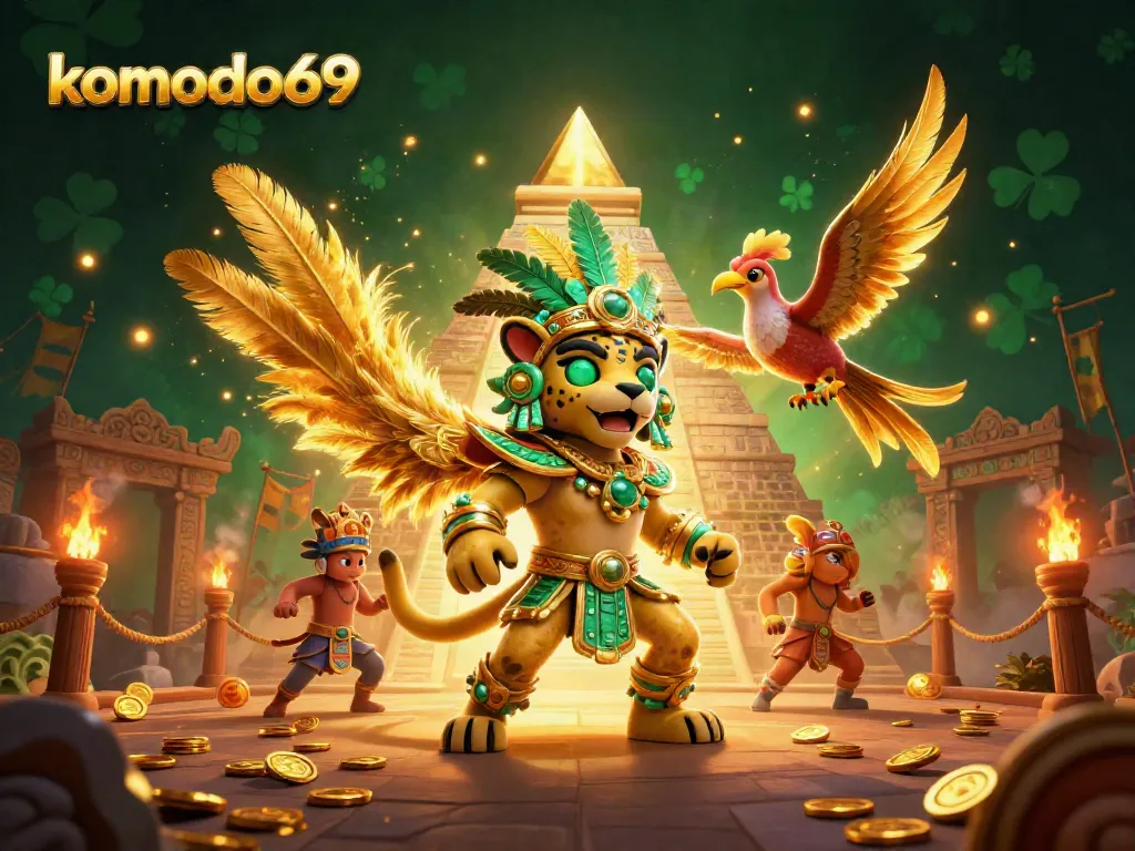 Pengalaman bermain komodo69 dengan petualangan jaguar dan burung quetzal penuh warna.