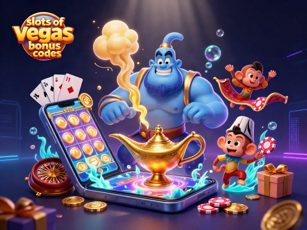 Experience exciting slots of vegas bonus codes with vibrant animated casino characters and dynamic gaming elements.