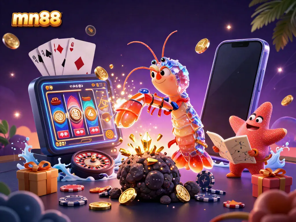 Experience thrilling games at mn88 with vibrant 3D characters and dazzling casino elements.