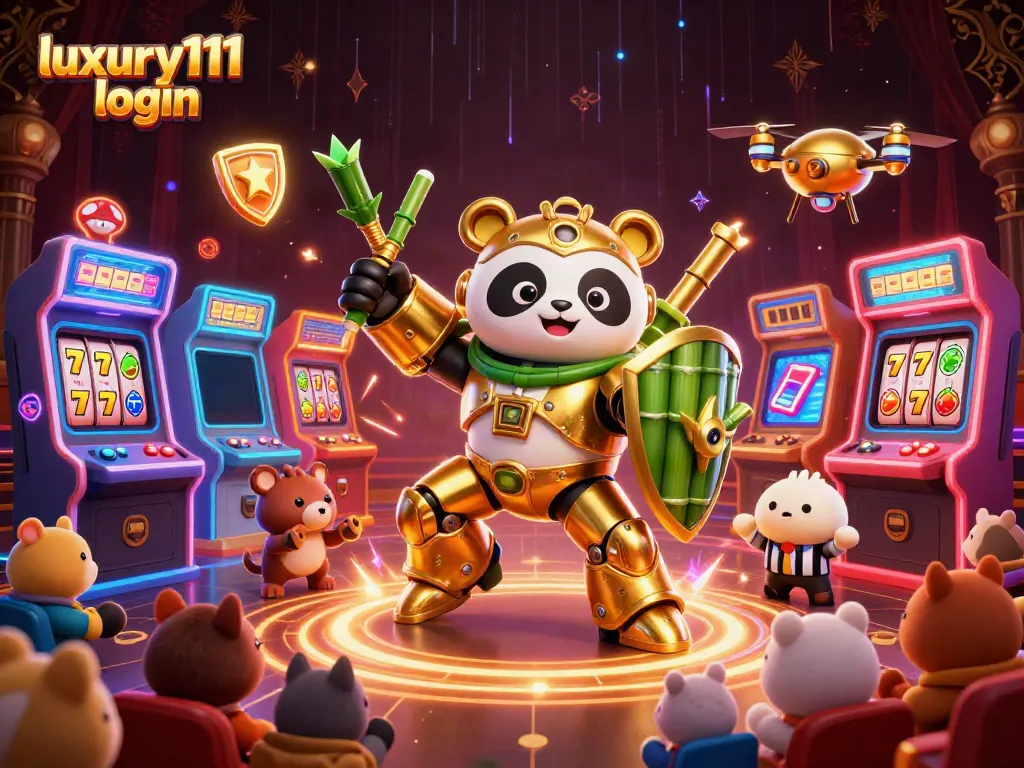 Experience the excitement of casino gaming with luxury111 login in this vibrant 3D illustration.