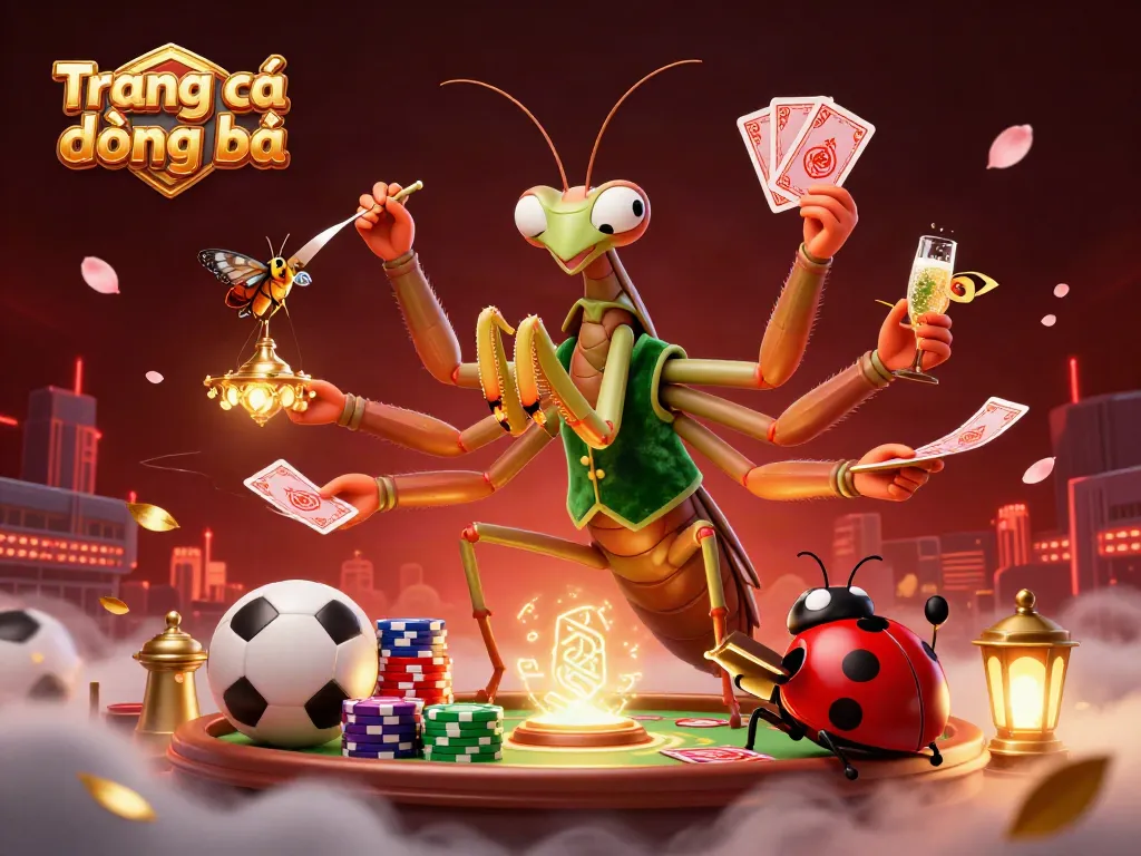 Experience thrilling sports betting at Trang cá độ bóng đá with dynamic gaming elements in an ultra-detailed illustration.