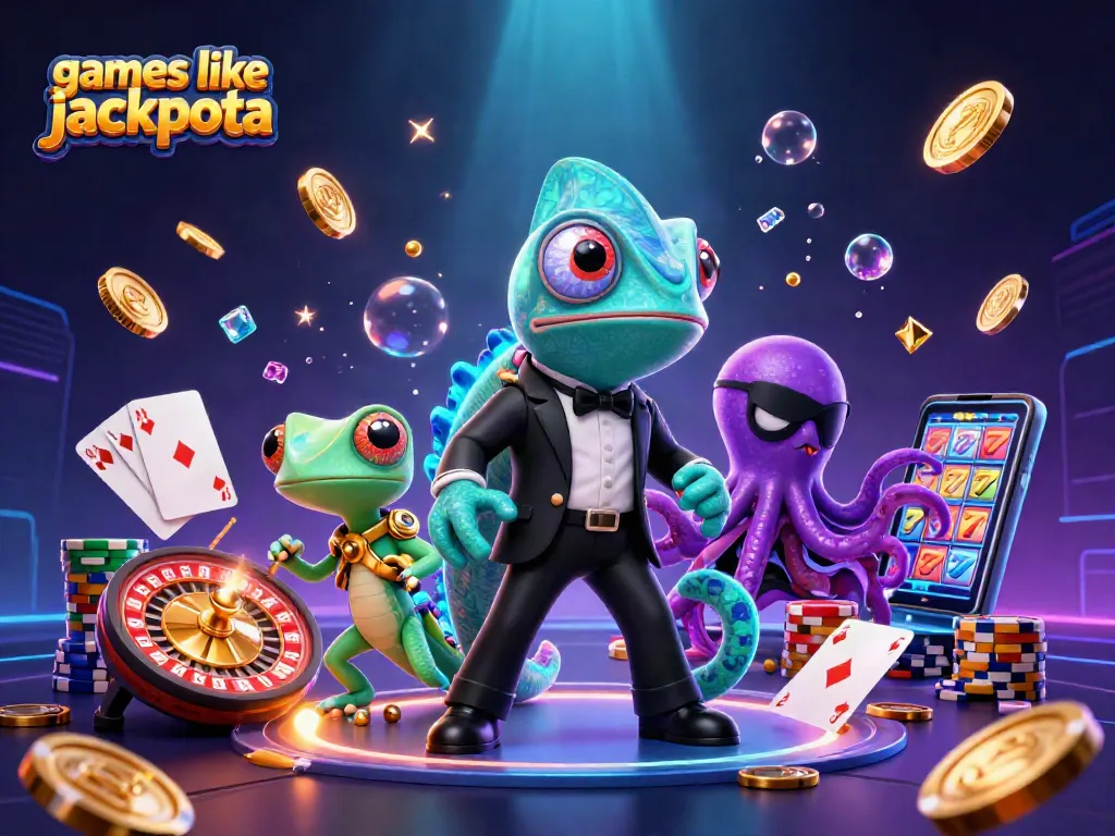 Play exciting games like jackpota while enjoying vibrant casino visuals and dynamic characters.