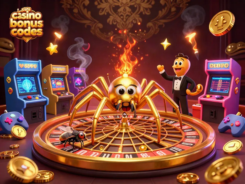 Engaging scene showcasing cafe casino bonus codes with vibrant casino elements and characters in action.