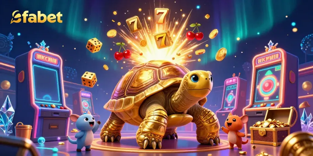 Feel the excitement of winning big at fabet with vibrant casino game elements and engaging atmosphere.