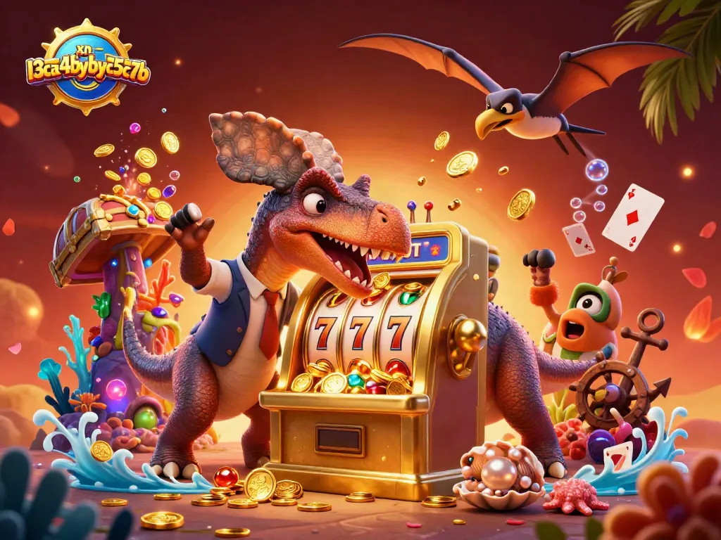 Experience thrilling moments with xn--l3ca4bybyc5c7b as animated gaming characters unleash jackpot excitement!