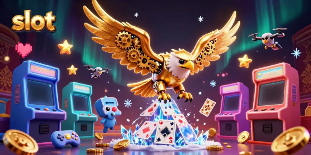 Bermain slot di DEWATASLOT888 dengan ikon jackpot dan gulungan berwarna cerah